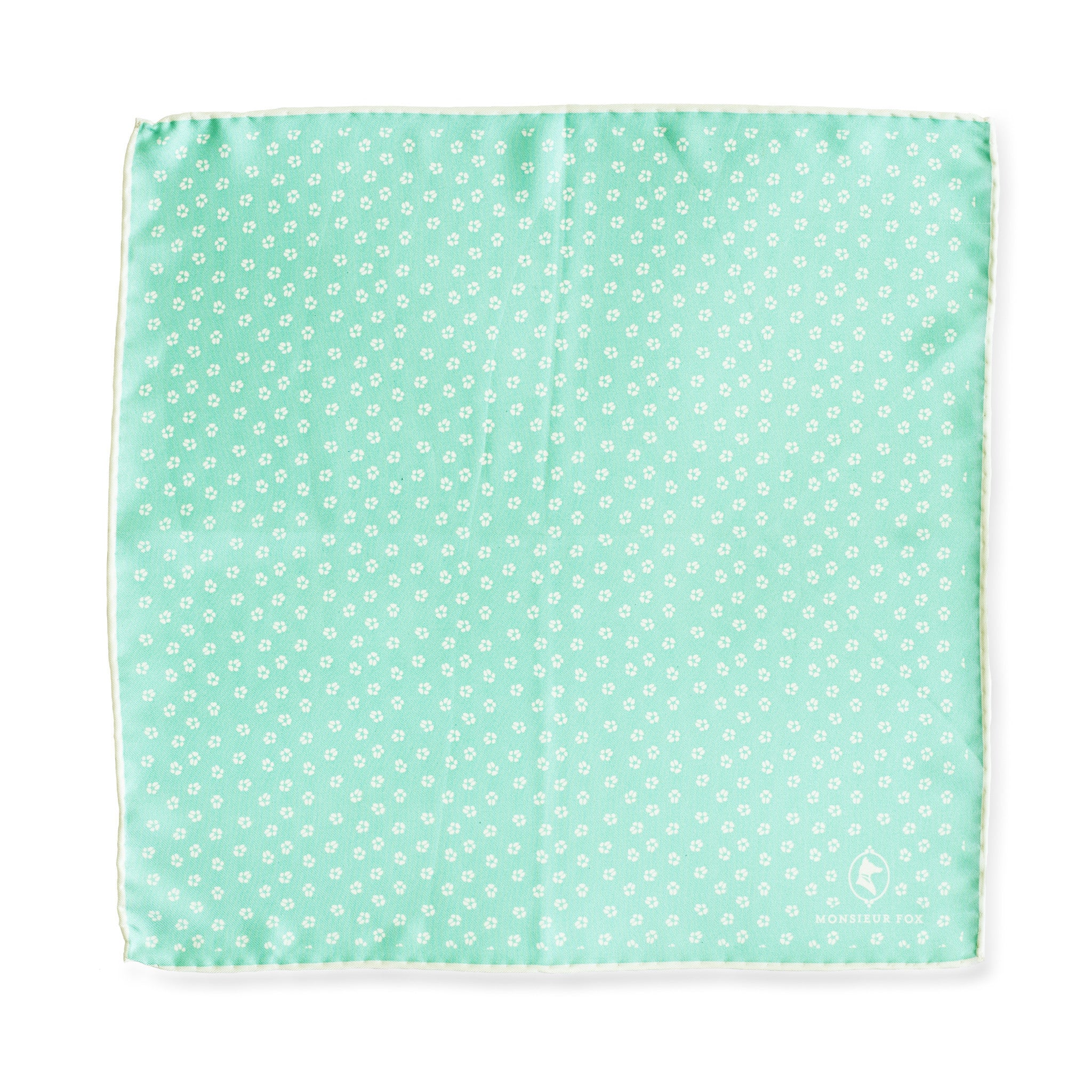 Everard - White on Mint Green